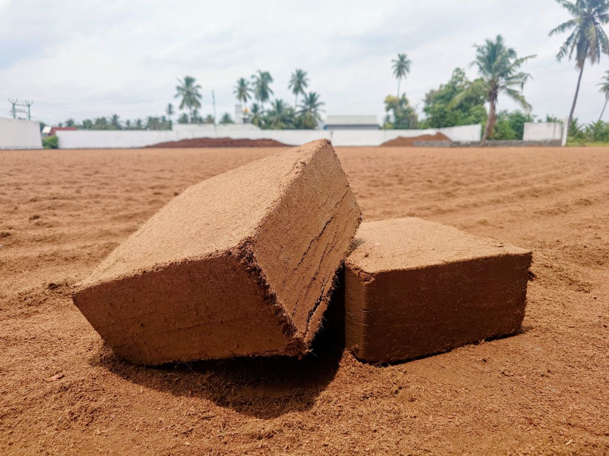 Compressed cocopeat blocks prepared in multiple export formats